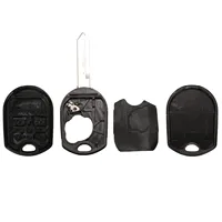 Jingyuqin Remote Car Key Shell 3/4/5 BTN Fob สำหรับ Ford Edge Explorer Ranger Expedition Mustang Escape Taurus Mazda tribute 3