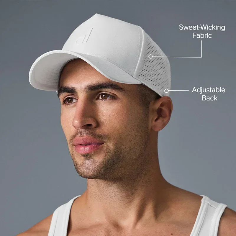 AL Women's Yoga Hats Performance District Trucker Baseball Caps Men's Outdoor Sun Protection Hats Stylish Breathable Sports Hat 5