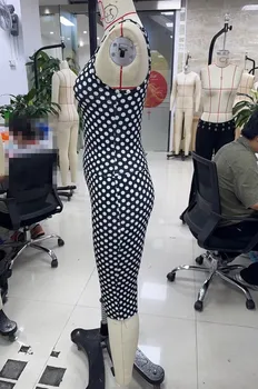 Women Summer 2 Piece Outfits Stylish Dot Print Scoop Neck Sleeveless Spaghetti Strap Tops and Capri Pants Set