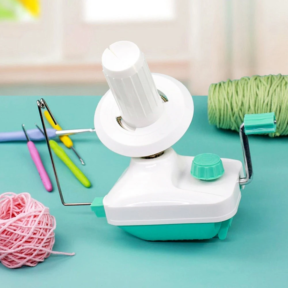 

DIY Mini Handheld Winding Skein Yarn and Fiber Winder Set Portable Household Hand Manual Fast Wool Yarn Winder Tool Accessories