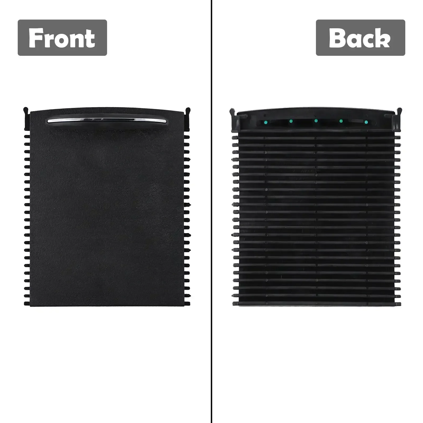 For Mercedes-Benz CClass W203 Console With This Black Center Console Roller Blind Cover Car Interior Accessories