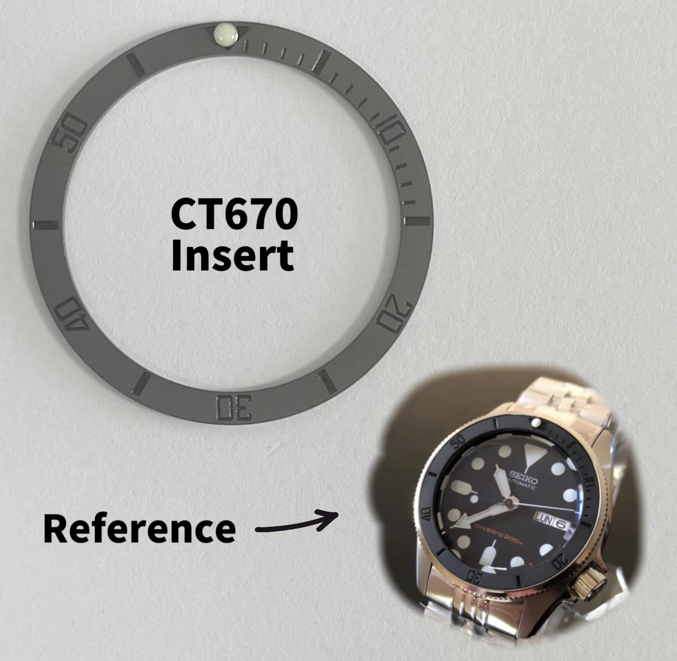 SKX013 SKX015용 교체용 평면 세라믹 베젤 인서트(10개 디자인) - AliExpress