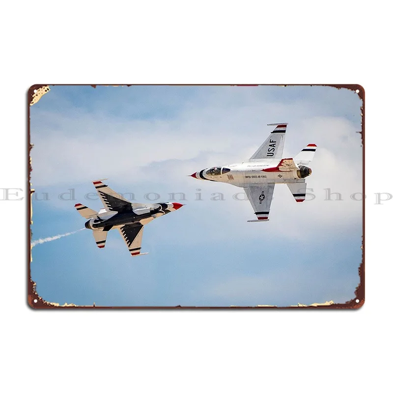 Thunderbirds Targa In Metallo Poster Murale Decorazione Della Parete Murale Cartello Personalizzato Cartello In Latta Poster