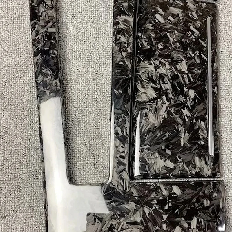 High Strength Carbon Fiber Chopped Bundle - Marble Texture DIY Interior Parts, 100g