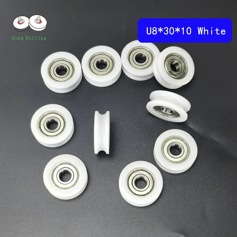 6*30*10 door or window nylon packages bearing 626ZZ inner 6mm roller diameter 30mm thickness 10mm u groove sliding door rollers sliding door roller sliding door pulley nylon bearing pulley roller bearing
