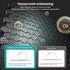 Stainless Steel Kitchen Sink Double Waterfall Digital Display Large Single Sink Honeycomb Embossed Pull Out Faucet Cup Washer 6