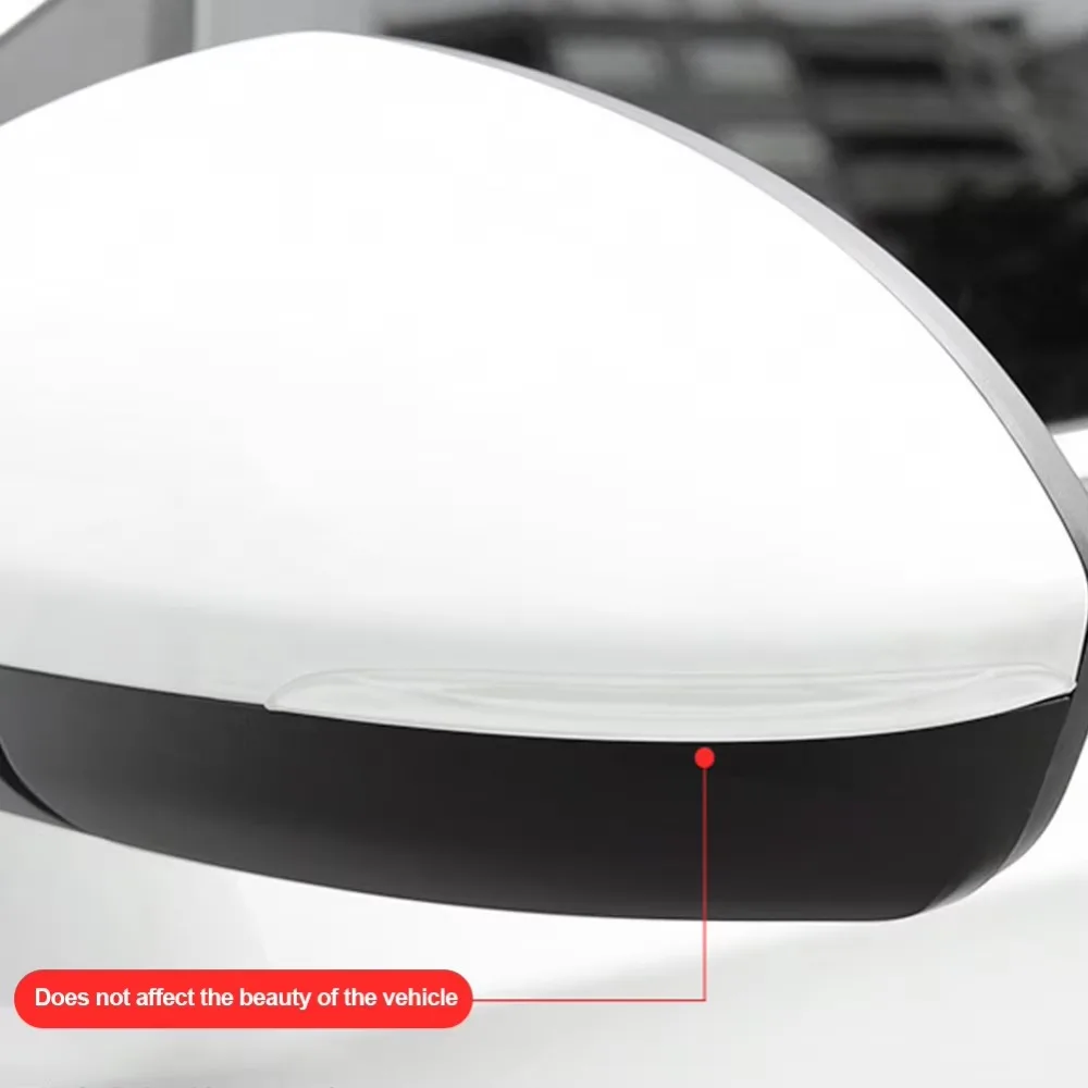 4PCS / Set Universal Scrape Guard Bumper Guards Car Door Edge Protector Rearview Mirror Protection Sticker Protective Strip car door edge guards car door protector car bumper protector