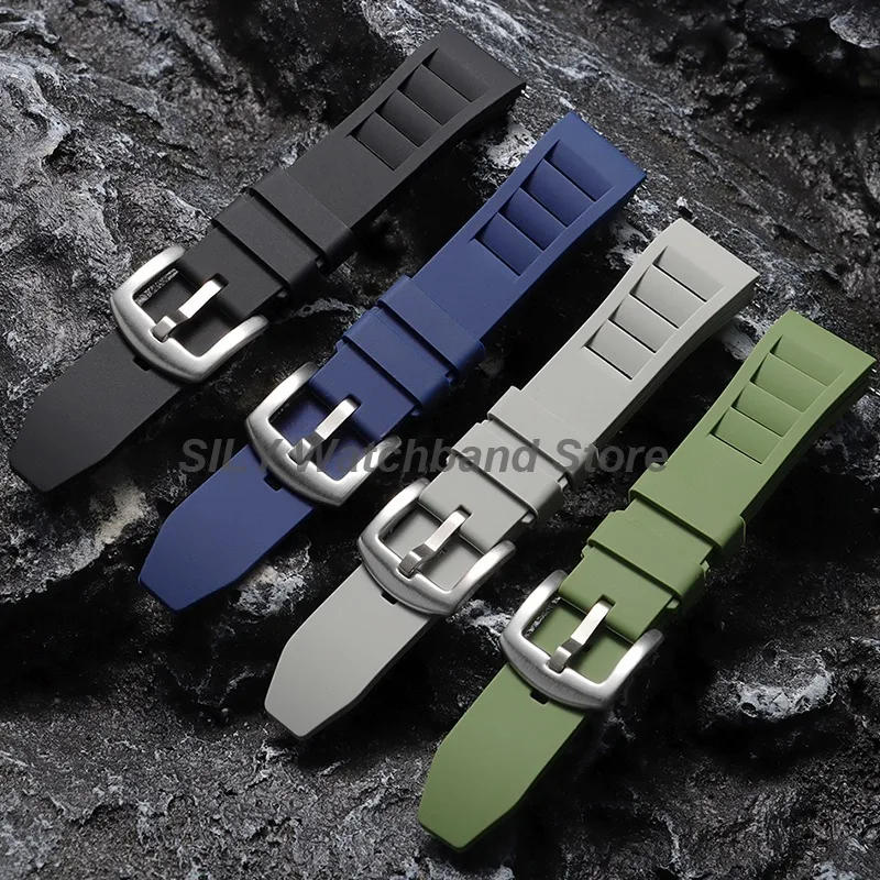Soft Silicone Quick Release Waterproof Watch Strap - Universal 20/22mm Wristband
