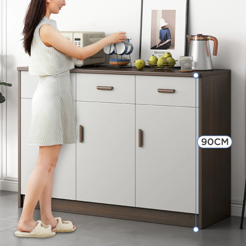 Modern Locker Wooden Sideboard Display Closet Storage Living Room Sideboard Kitchen Wooden Keuken Kast Kitchen Furniture SR50CG
