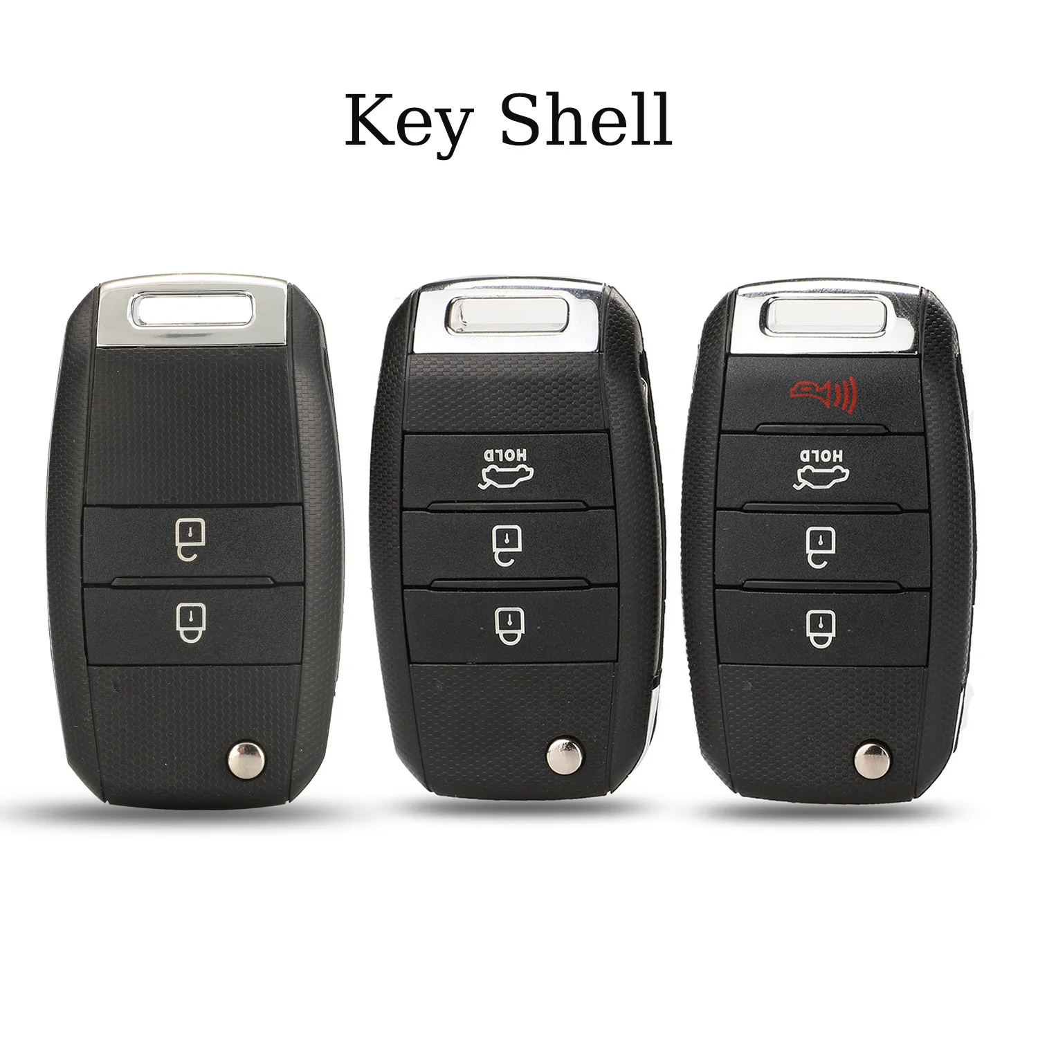 Enhanced Car Key Fob Cover - Jingyuqin Remote Flip Folding Key Shell