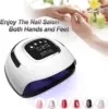220W UV LED Nail Lamp for Nails Fast Curing Dryer Light Automatic Sensor UV Drying Lamp Gel Polish Professional Art Tools 2
