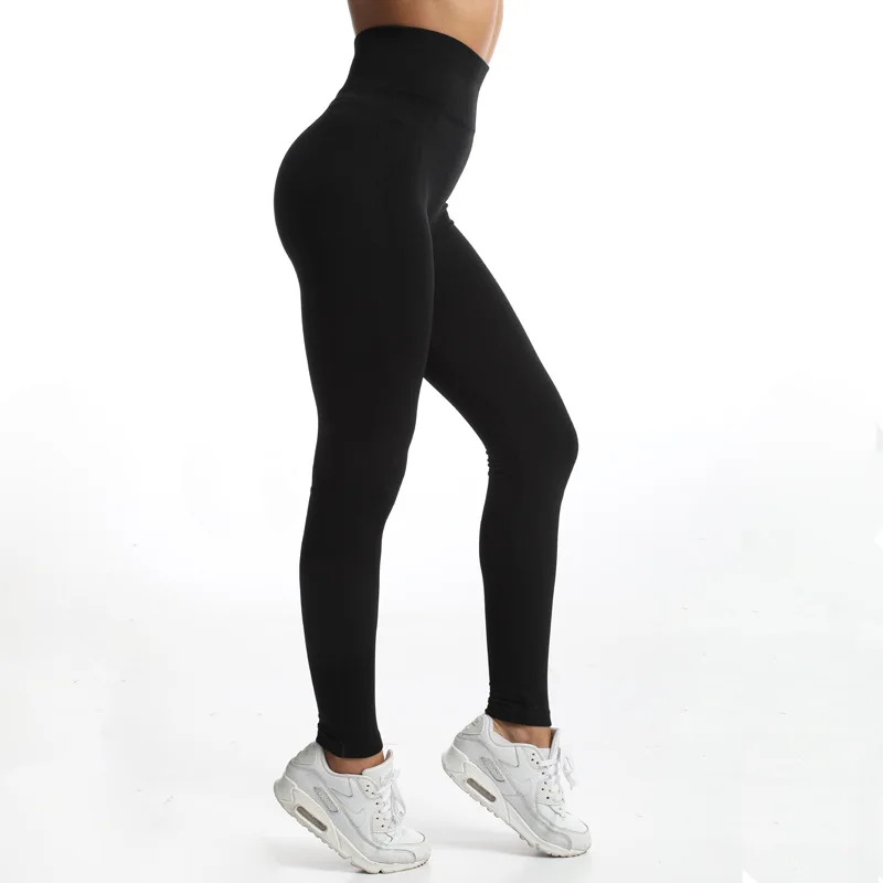 VISNXGI Sexy Women Leggings Push Up Fitness Slim High Waist Seamless Jeggings Pants Solid Skinny Gym Workout Mujer Sport Bottom fleece leggings