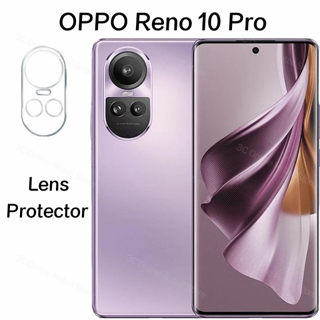 Oppo reno 10 pro用のカメラレンズ付き強化ガラス,カメラレンズ用の 