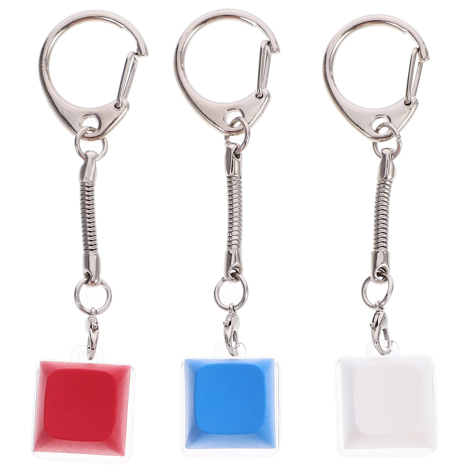 

3 Pcs Keyboard Toys Purse Hanging Charms Backpack Keychain Keychains Fob Bag Pendants Unique Decor Bags