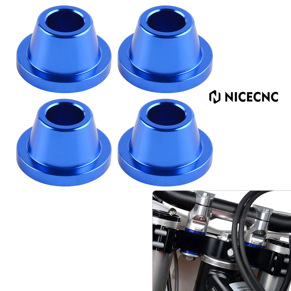 NICECNC Handlebar Rubber Mount Bushing Motorcycle For Yamaha YZ250F