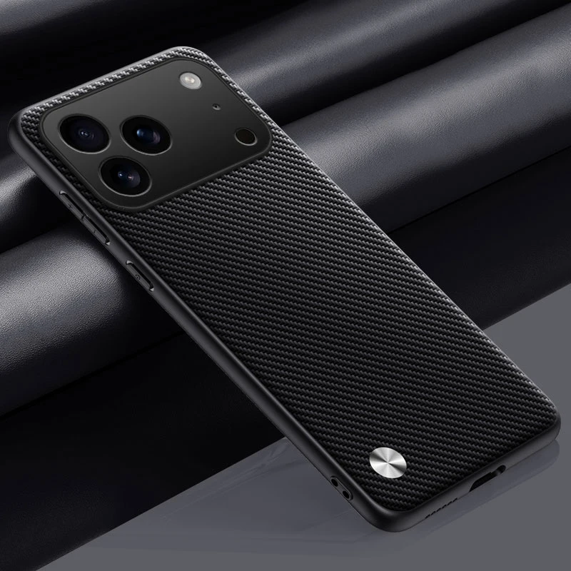 Luxury PU Leather Soft Back Phone Case - Plain Skin Design