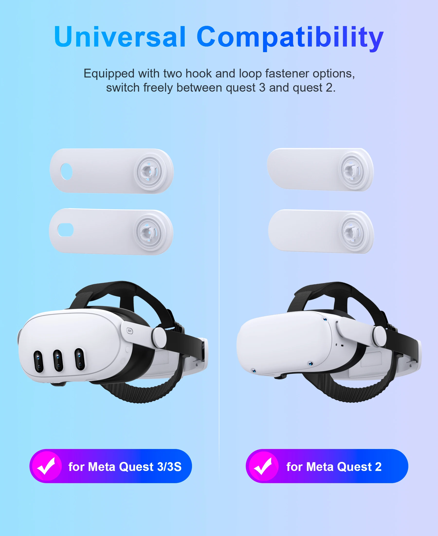 Adjustable Elite Vr Head Strap For Meta Quest 3s Quest 3 And Quest 2_voghion.com