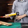 Deli 9 Inches Caulking Gun Insulating Mastic Sealant Corner Seam Filling Tool Sealant Gun Caulking Gun DIY Tools 3