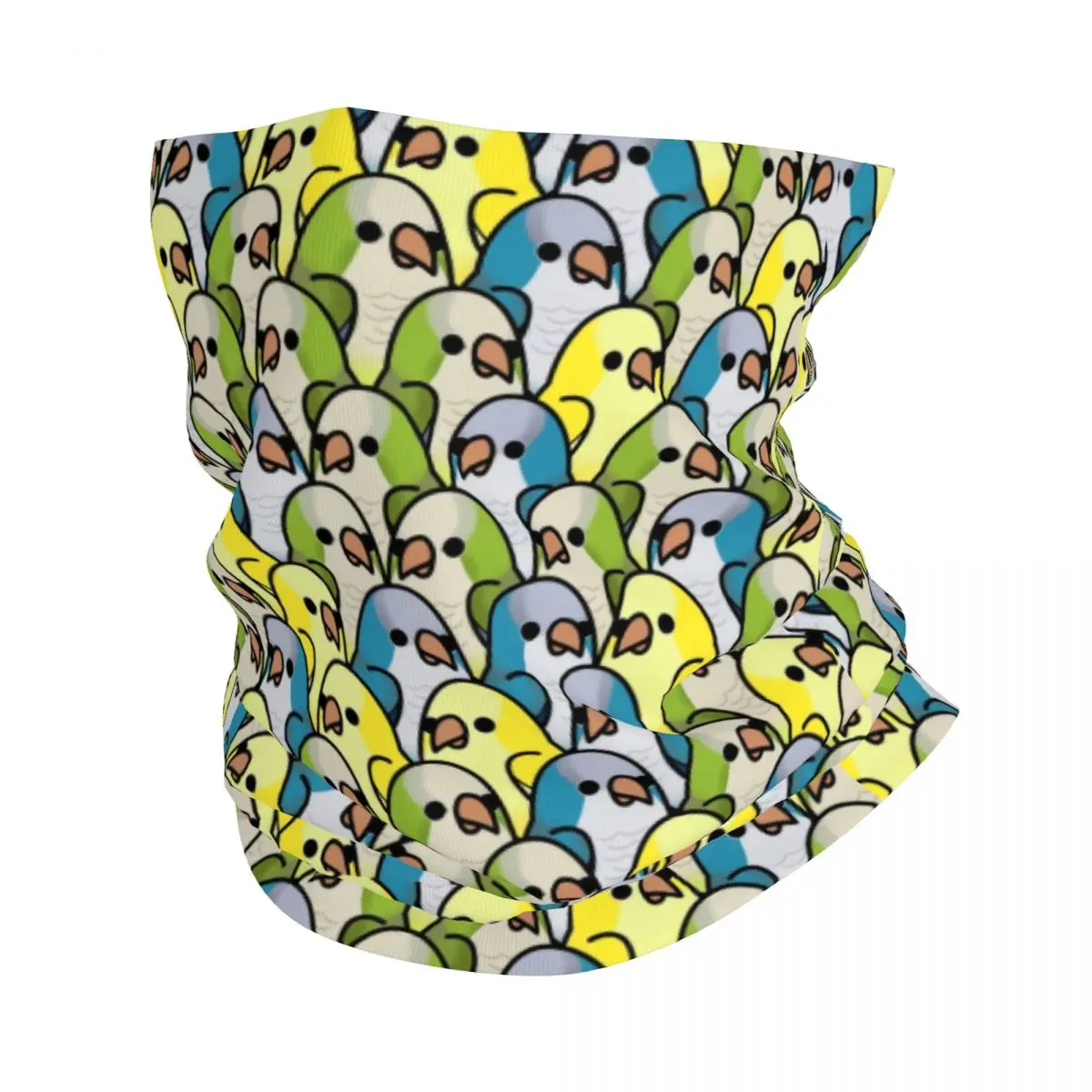 

Quaker Parrots Squad Bandana Winter Neck Warmer Women Windproof Wrap Face Scarf for Ski Parrot Birds Gaiter Headband