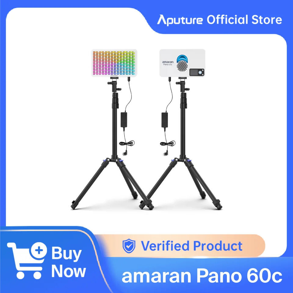 amaran Pano 60c 写真撮影ライト RGBWW 2300K-10000K