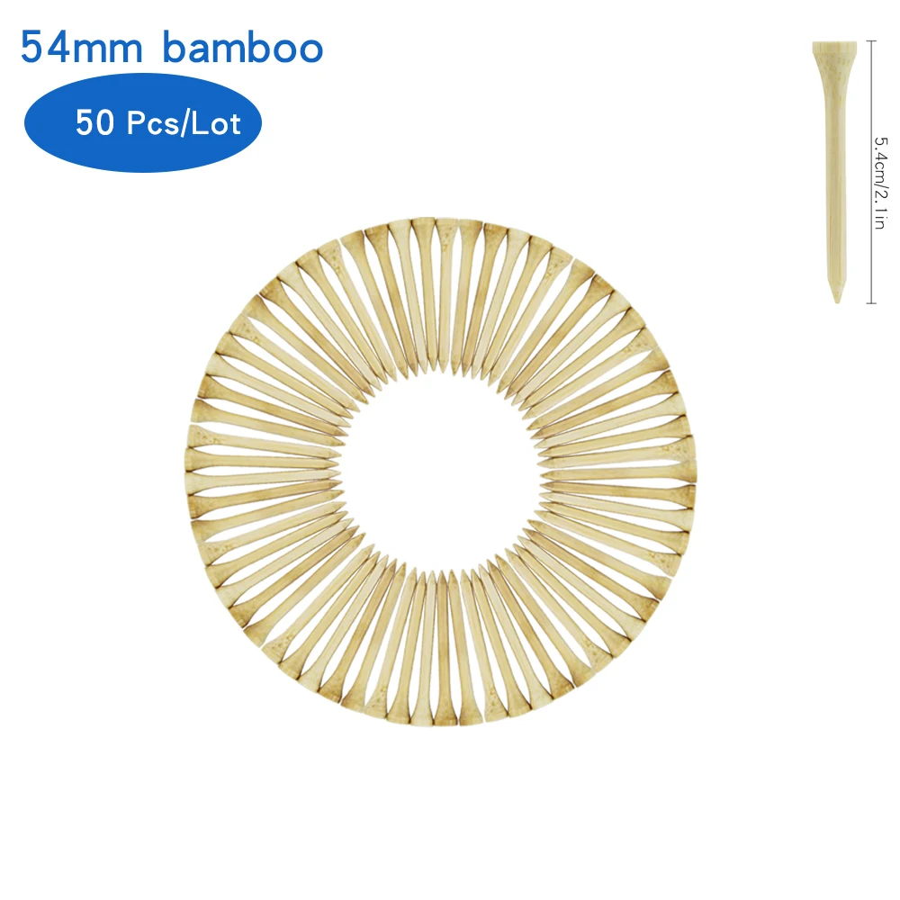 50pcs 54mm bamboo