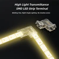 ขั้วต่อคริสตัล LED แบบ SMD 2 3 4 5 ขา แบบไม่ต้องบัดกรี สำหรับต่อสายไฟแถบไฟ LED ขนาด 5/8/10 มม. 4