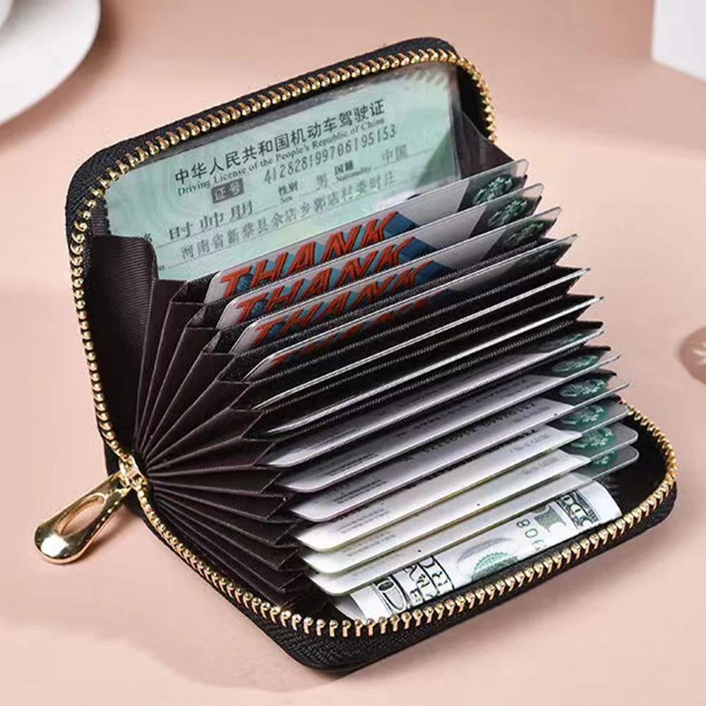 

Fashion Card Holder Leather Wallet Coin Purse Wallet Holder Pocket Clutch ID Credit Bank Card Wallets Case Women Male Money Bag