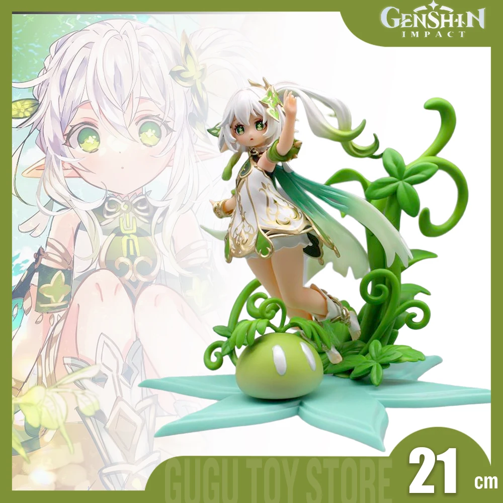 

Genshin Impact Nahida Anime Figure Dendro Archon Figure Figurine 21cm Pvc Statue Model Doll Collectible Desk Decora Toys Gifts