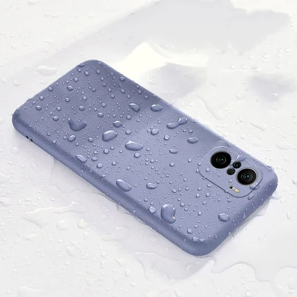 Original Liquid Silicone Case For Xiaomi Poco F3 Case For Xiaomi Poco F3 M3 X3 Pro Cover Coque Soft TPU Phone Bumper For Poco F3 - Image 4