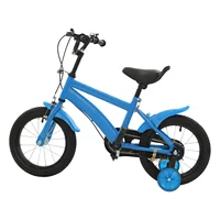 Vélo pour enfants de 14 pouces-vélo d'apprentissage pour enfants pour débutants, vélo manuel pour enfants à hauteur de siège réglable bleu/noir 6