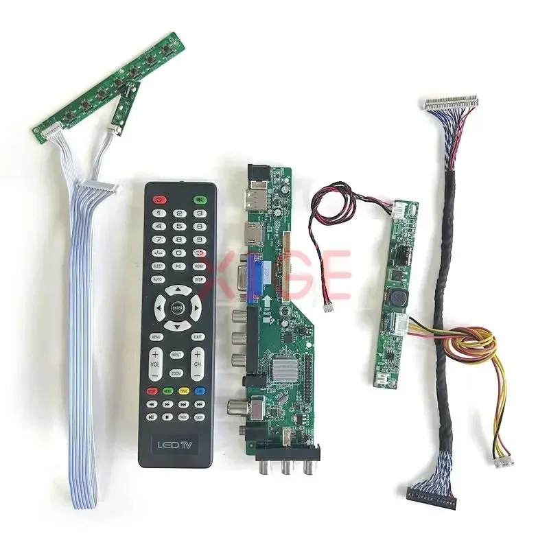 Controller Board Fit LM230WF3 LM230WF5 LM230WF7 DVB Digital Signal LCD Monitor USB+DHMI+VGA+AV DIY Kit 1920*1080 23