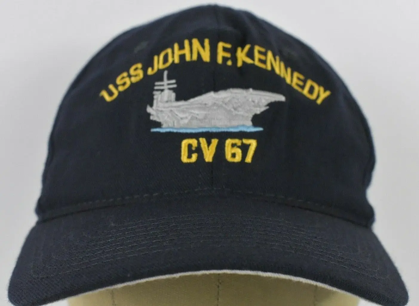 Printed S John F. Kennedy CV67 Naval Brian Baseball Hat Cap Adjtable Snapback