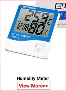 HTC-1 HTC-2 LCD Elektronisches Digitales Temperatur-Feuchtigkeitsmessgerät Heimthermometer Hygrometer Indoor Outdoor Wetterstation Uhr – Detail 4
