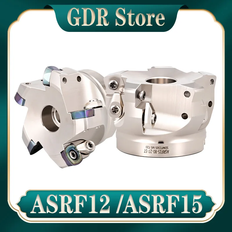GDR ASRF12 ASRF15 Stirnfräskopf ASR ASRF SDMT SDMT1205 SDMT1505, für FMB22 FMB Werkzeughalter Halterung Werkzeug