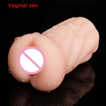 Silicone Real Pussy Artificial Vagina Oral Vaginal Anal Sex Male Masturbator Mouth Pussy Masturbation Cup Sex Toys for Men 6