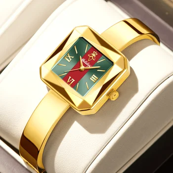 Yalalusi Women’s Water-Resistant Quartz Watch: A Stylish and Elegant Square-Dial Bracelet Watch – The Perfect Gift reloj mujer