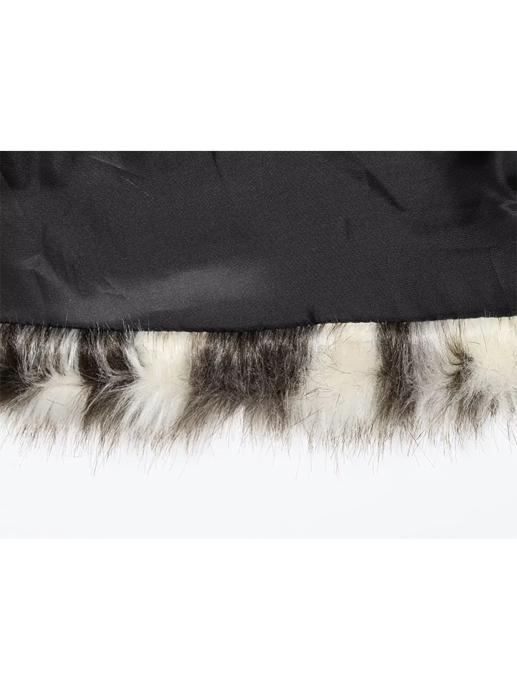 2025 Women Elegant Faux Fur Jacket Coat Autumn Winter New Thick Warm Furry Short Coats Fashion Ladies Clothing Outerwears