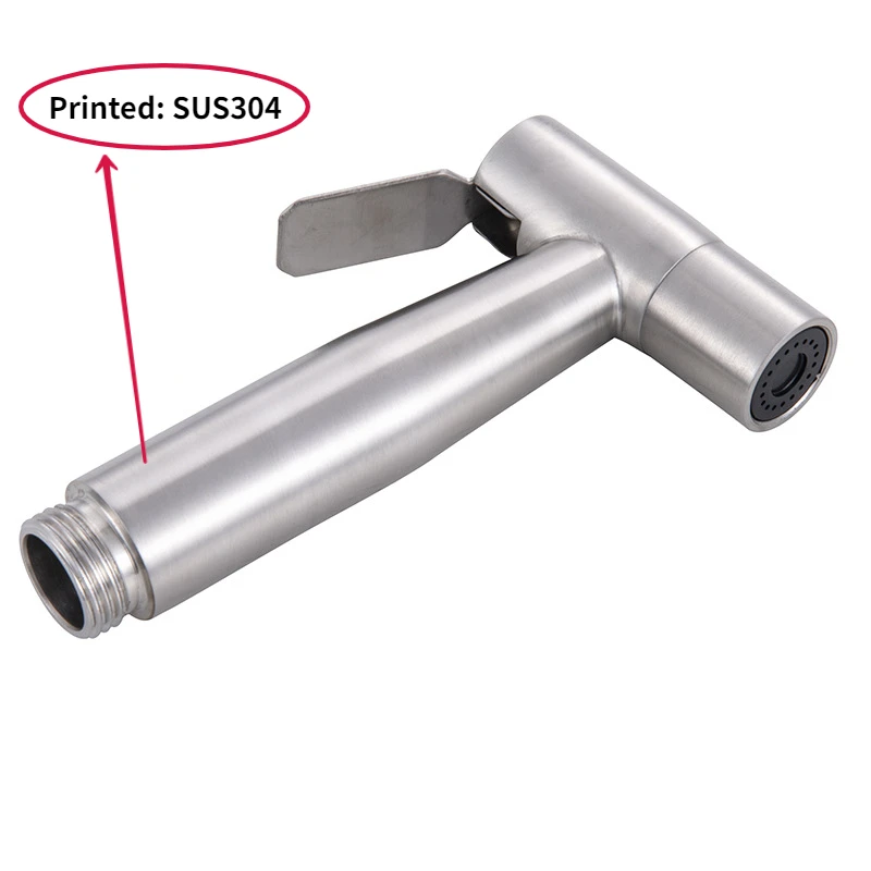Protable Bidet Toilet Sprayer Stainless Steel Handheld Bidet Faucet Spray Home Bathroom Shower Head Self Cleaning Accessories 5