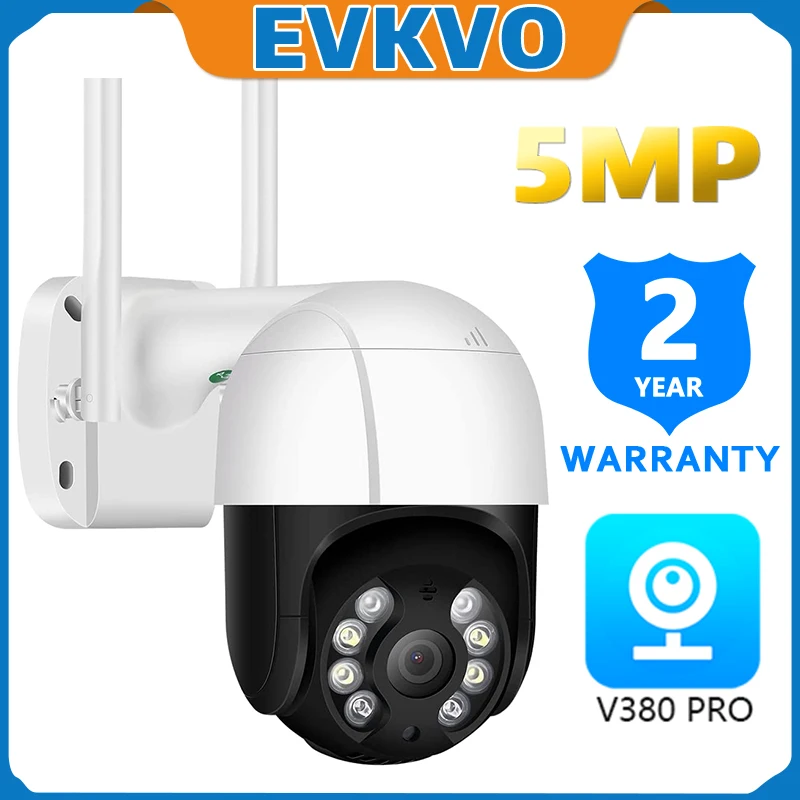 5MP PTZ Wifi Camera IP Outdoor Ai Human Detect Audio 3MP Color Night Vision Security CCTV Mini V380 Pro | Безопасность и защита