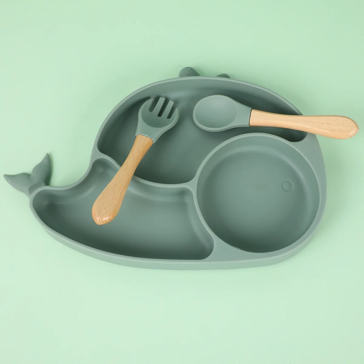 

Детская силиконовая миска на присосках, чашка, нагрудники, детская дополнительная миска для еды для младенцев, набор посуды для кормления, без БФА