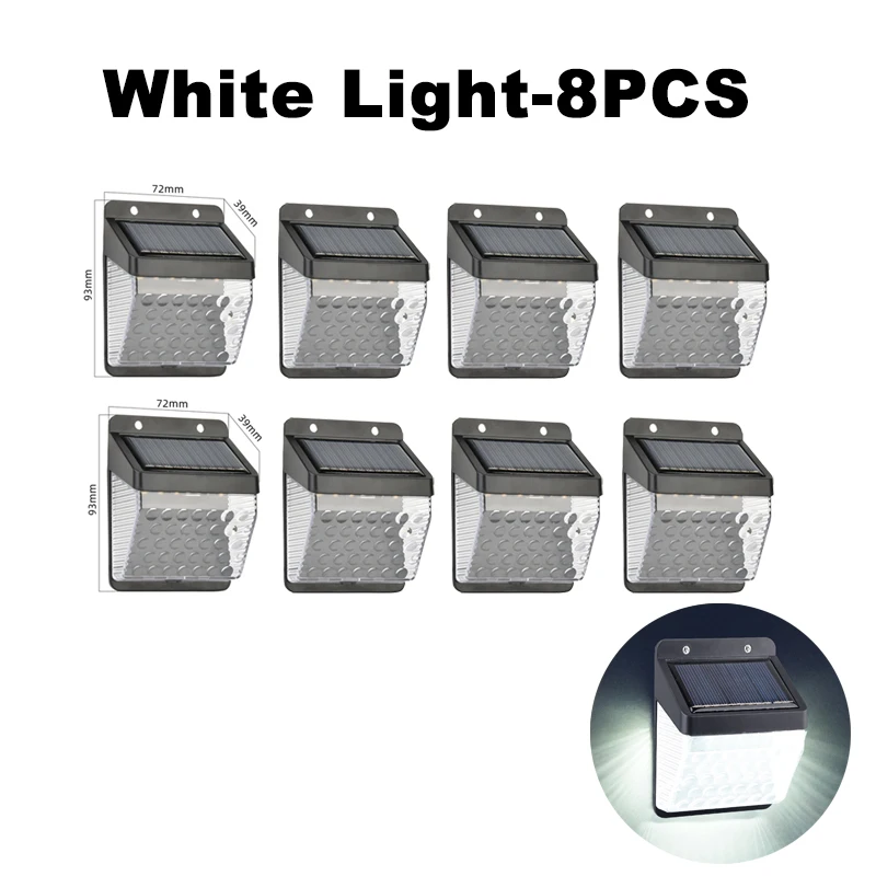White Light 8PCS