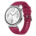 Wine red-silver