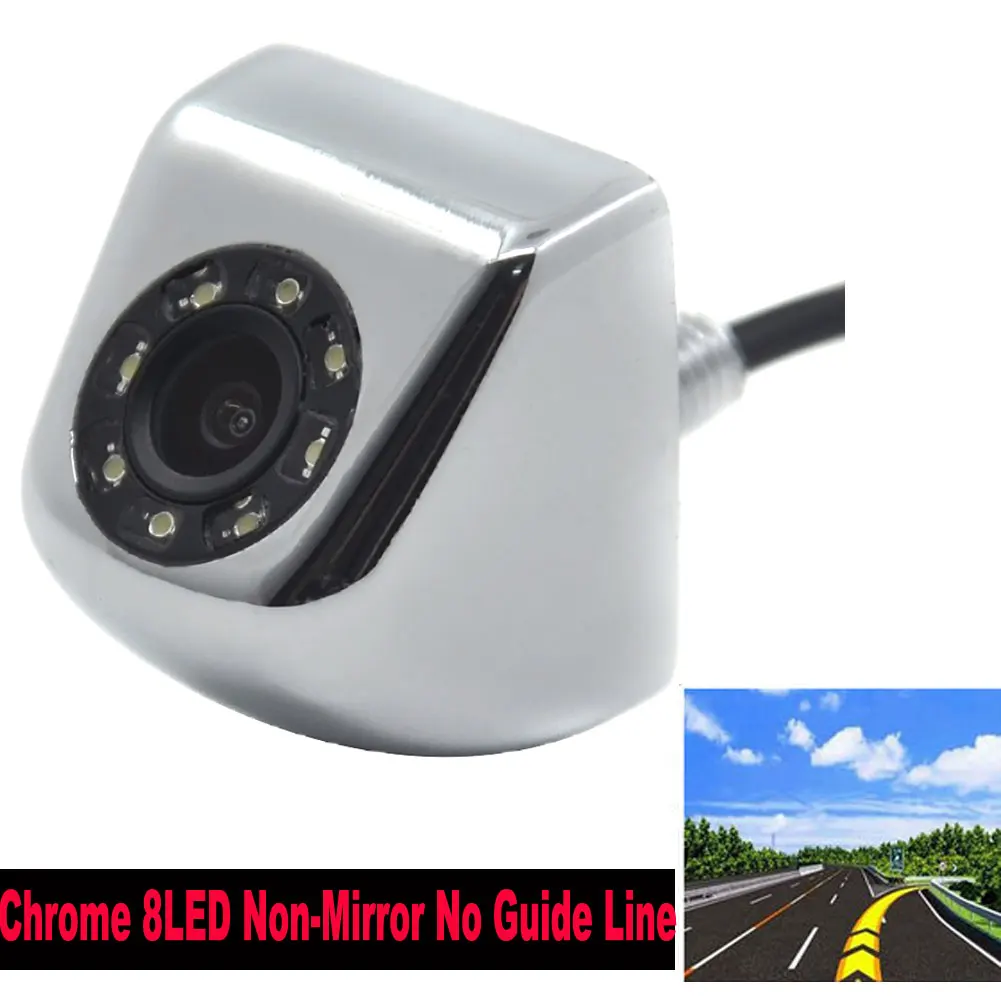 Factory CCD ccd Rearview Waterproof night 170 degree Wide Angle Luxur Car Rear View Camera Reversing Backup Camera 8LED 360 degree camera for car Vehicle Cameras