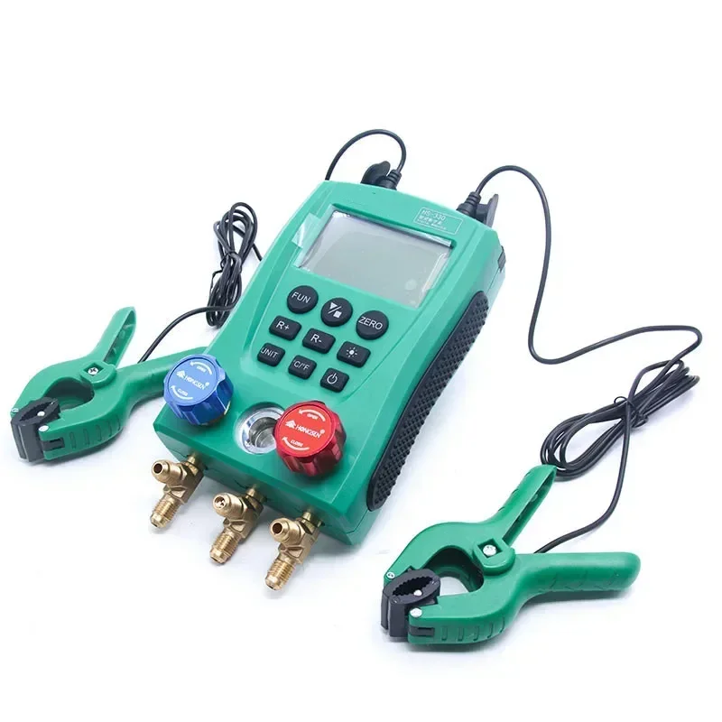 New Air Conditioning Refrigeration Electronic Fluorine-filled Manifold Fluorine-added Meter Liquid Refrigerant Meter