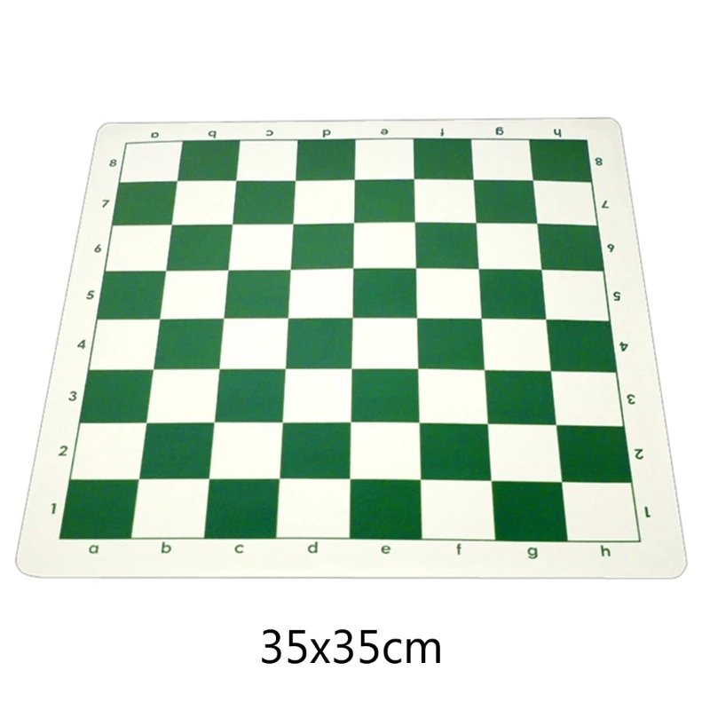 

Travel Synthetic Leather Chessboard Chess Game Board Roll Up Chess Board