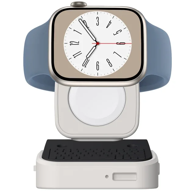 Silicone Charger Dock Holder for Apple Watch Charging Stand Storage Seat for iWatch Ultra 3 2 49mm 45mm 41mm Series 10 9 8 7 6 5 apple watch charger stand apple watch charging bracket