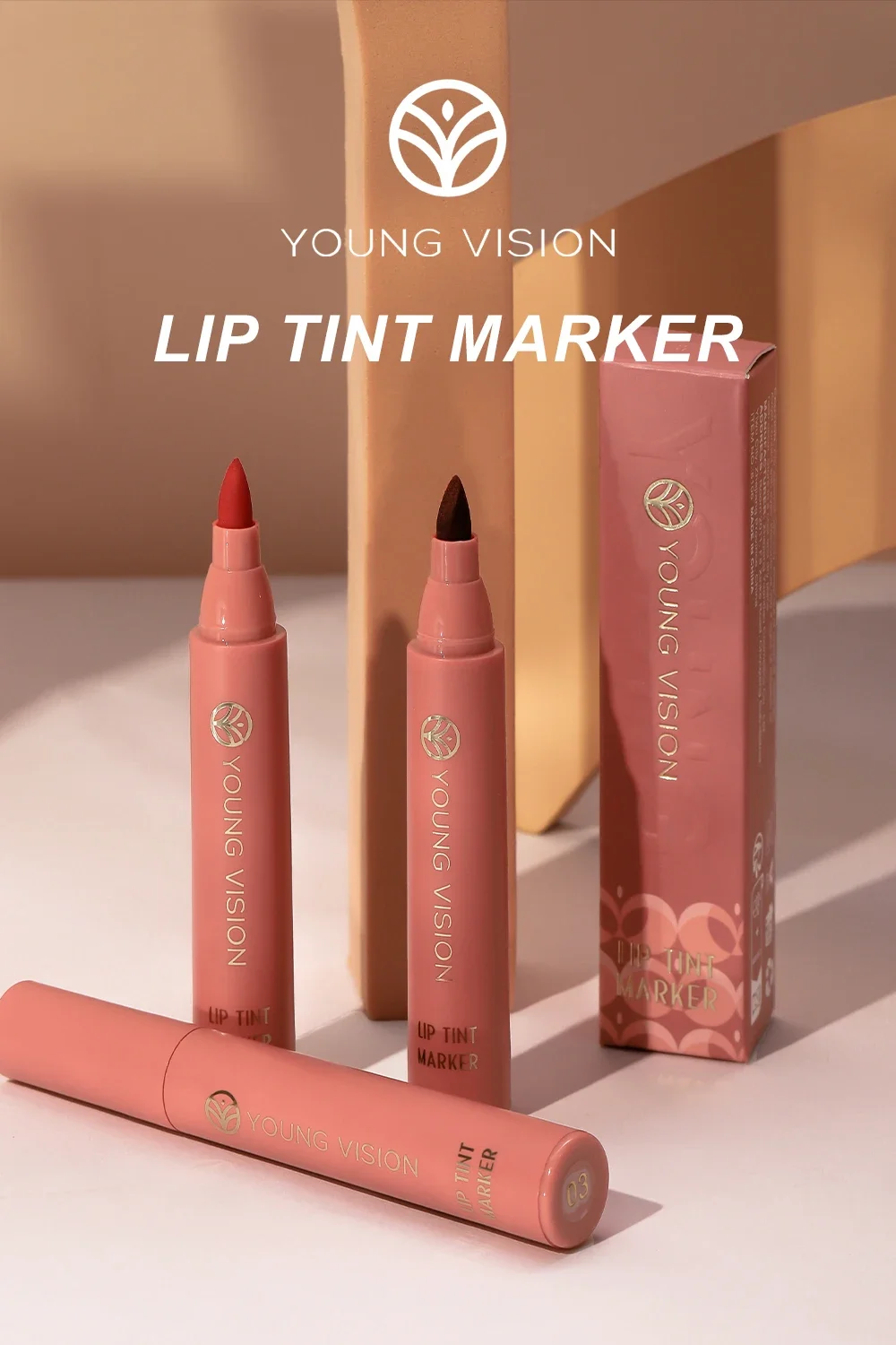 Description Picture 2 of itemLip Tint Pen 6 Colors Available Matte Water Lipstick, Non-Stick Cup Long-Lasting Smooth Lip Liner and Lip Stain Combo Lip Tint