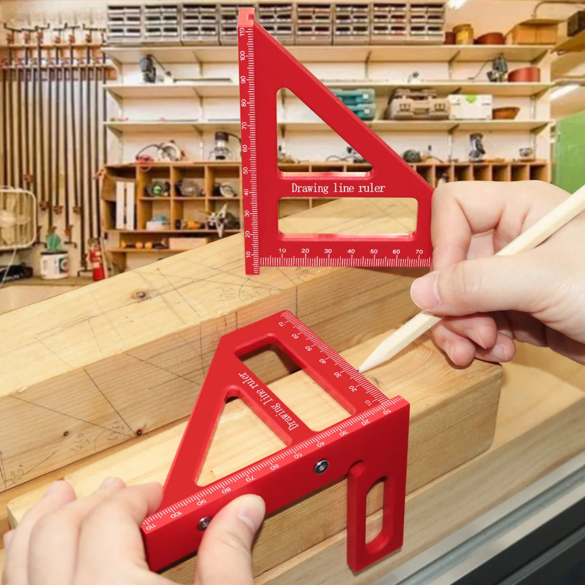 Multi-Angle Carpenter Ruler 2