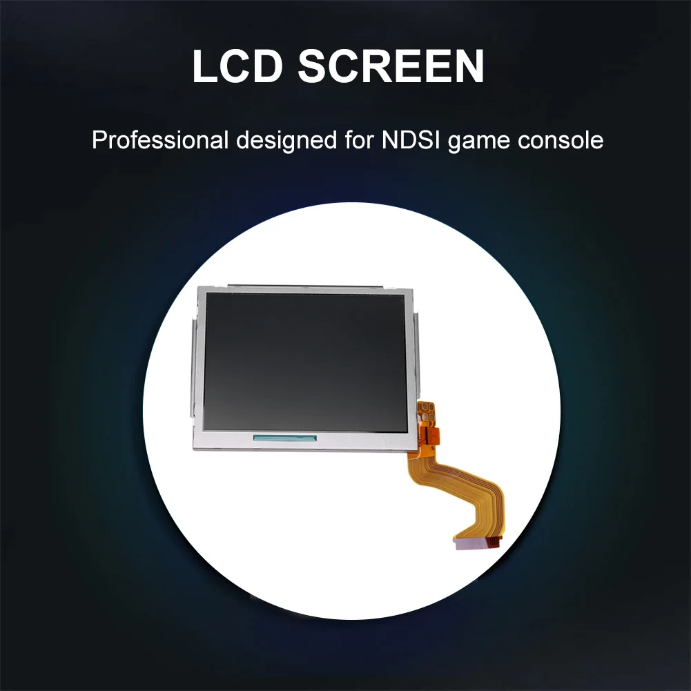 Top LCD Display Screen Lightweight Top Upper Screen Easy Installation Controller LCD Screen Replacement Parts for NDSI
