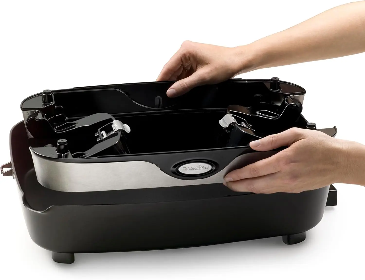 06857 16-inch Electric Foldaway Skillet, Black 4